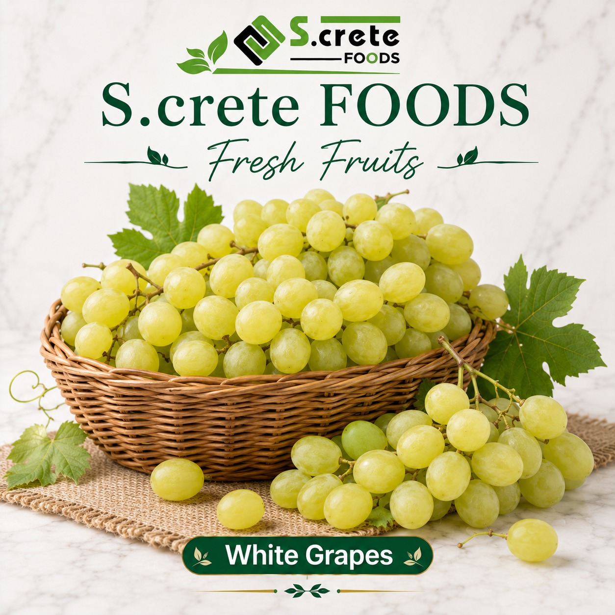  Green grapes 